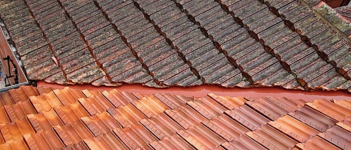 High pressure roof cleaning